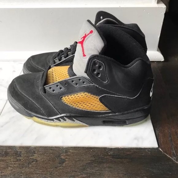 Air Jordan 5 Retro Black Metallic Silver 1999 - Picture 4 of 8